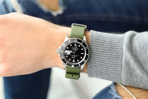 what size nato strap fits rolex submariner|genuine Rolex Submariner watch bands.